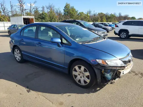 2010 Honda Civic Lx VIN 2HGFA1F58AH318527 фото 4
