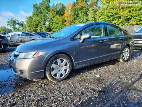 2HGFA1F54AH578391 — 2010 Honda Civic, Сторона, фото до ремонта