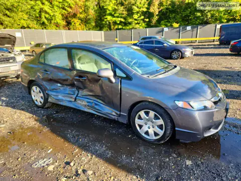 2010 Honda Civic Lx VIN 2HGFA1F54AH578391 фото 4