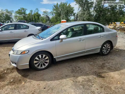 19XFA1F89AE038068 — 2010 Honda Civic, Передняя часть, фото до ремонта
