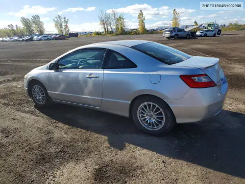 2HGFG1B64BH002900 — 2011 Honda Civic, фото 2 с аукциона Copart, Сторона