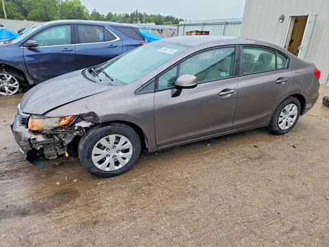 19XFB2F51CE105306 — 2012 Honda Civic, Передняя часть (Front End), фото до ремонта