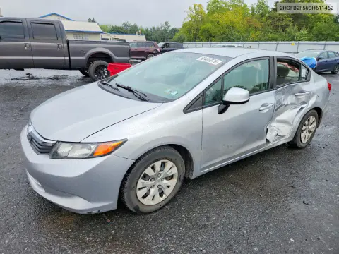 2HGFB2F56CH611462 — 2012 Honda Civic, Сторона, фото до ремонта