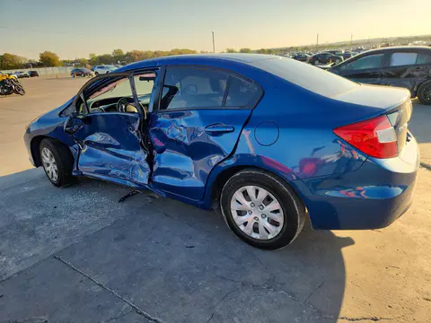 2012 Honda Civic Lx VIN 19XFB2F57CE322777 фото 2