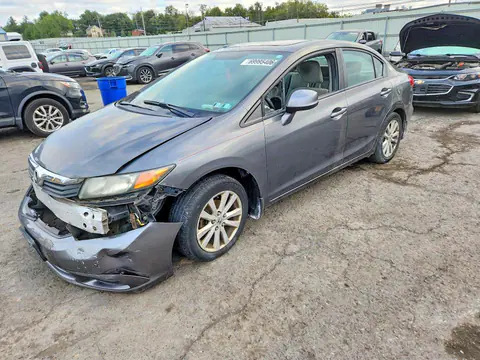2HGFB2F89CH524679 — 2012 Honda Civic, Передняя часть (Front End), фото до ремонта