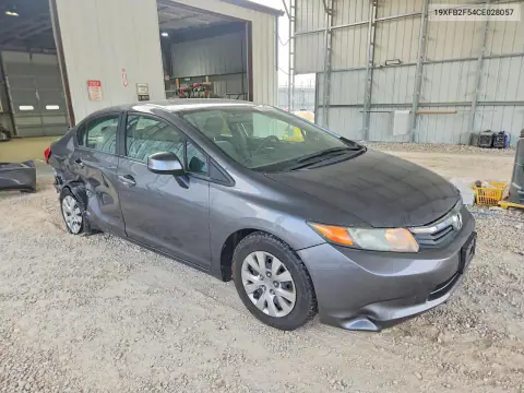 2012 Honda Civic Lx VIN 19XFB2F54CE028057 фото 4