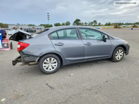 2012 Honda Civic Lx VIN 19XFB2F50CE311295 фото 3