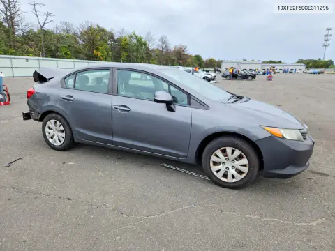 2012 Honda Civic Lx VIN 19XFB2F50CE311295 фото 4