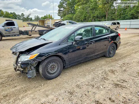 2012 Honda Civic Lx VIN 2HGFB2F58CH325497 фото 1