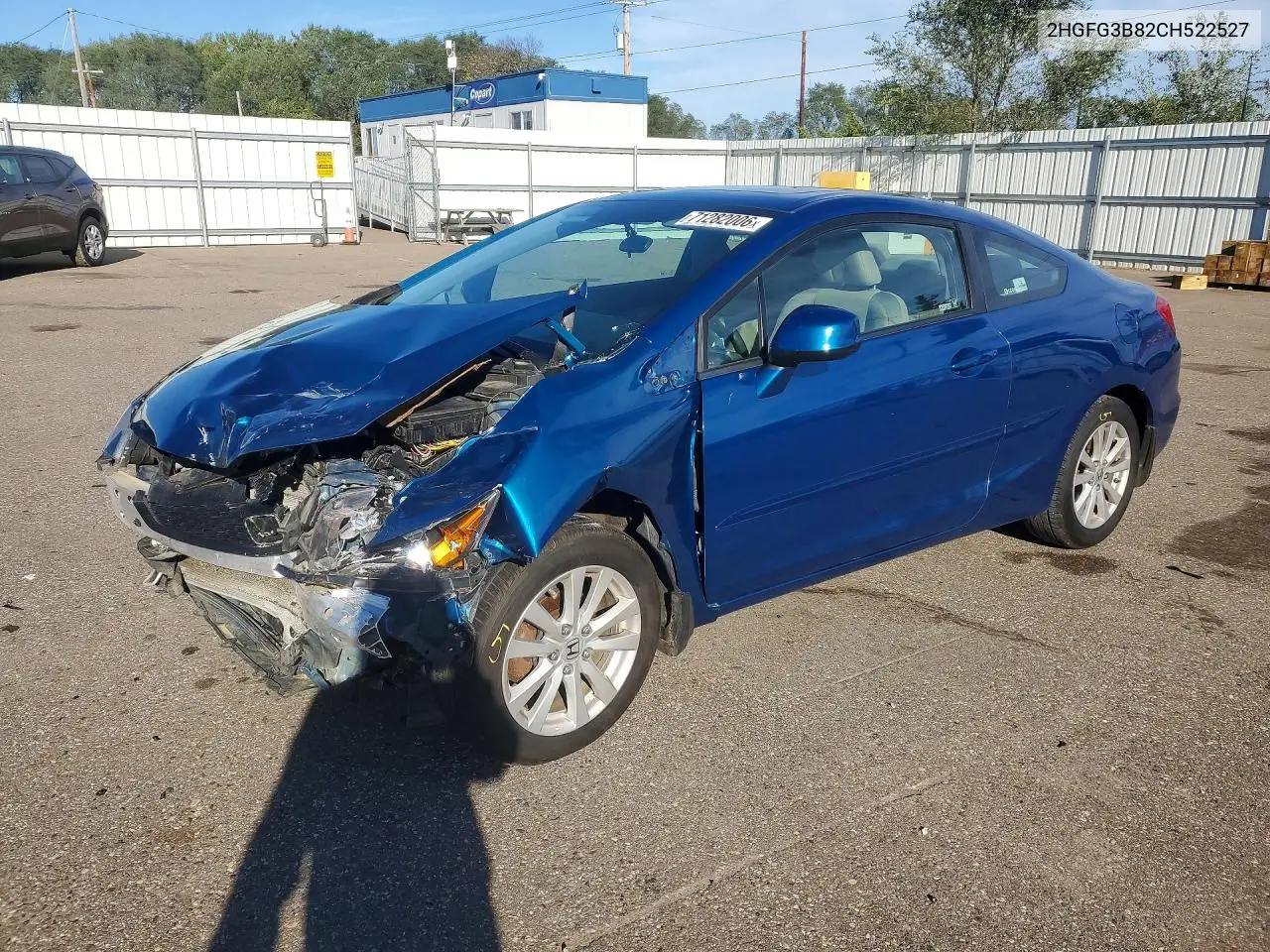 2012 Honda Civic Ex VIN 2HGFG3B82CH522527 фото 1