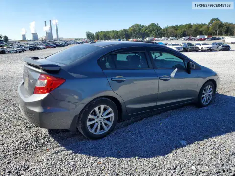 2012 Honda Civic Exl VIN 19XFB2F93CE045158 фото 3