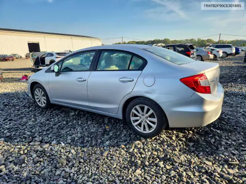 2012 Honda Civic Exl VIN 19XFB2F90CE301885 фото 2