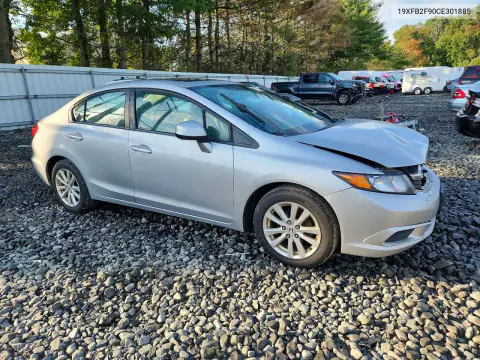 2012 Honda Civic Exl VIN 19XFB2F90CE301885 фото 4