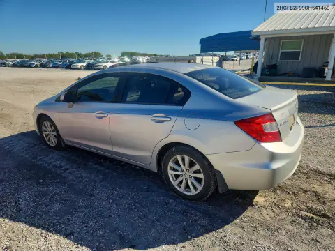 2012 Honda Civic Exl VIN 2HGFB2F99CH541460 фото 2