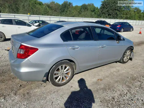 2012 Honda Civic Exl VIN 2HGFB2F99CH541460 фото 3