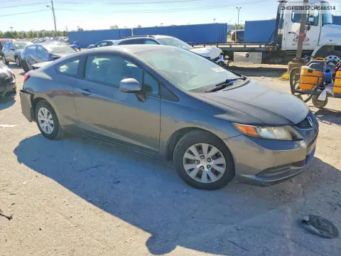 2012 Honda Civic Lx VIN 2HGFG3B57CH566514 фото 4