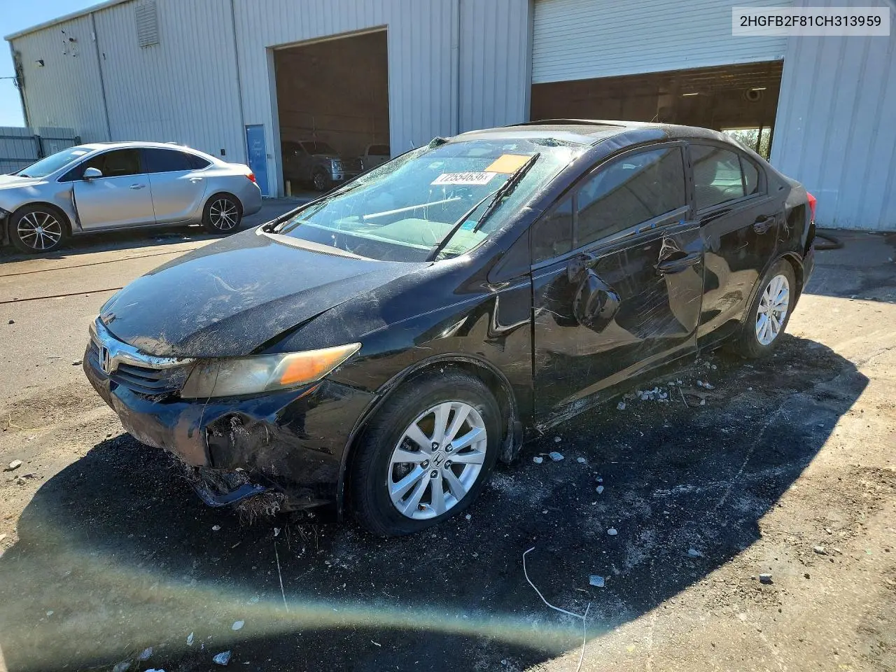 2012 Honda Civic Ex VIN 2HGFB2F81CH313959 фото 1