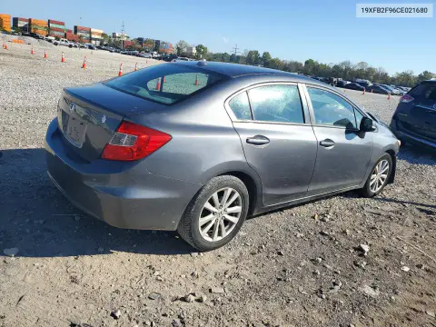 2012 Honda Civic Exl VIN 19XFB2F96CE021680 фото 3