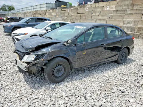 19XFB2F53DE212584 — 2013 Honda Civic, Передняя часть (Front End), фото до ремонта