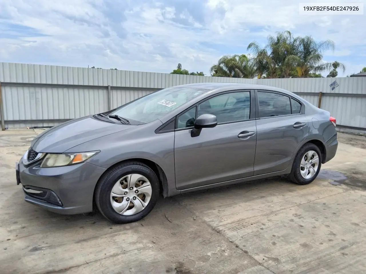 2013 Honda Civic Lx VIN 19XFB2F54DE247926 фото 1