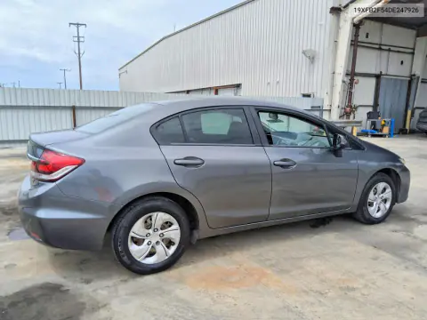 2013 Honda Civic Lx VIN 19XFB2F54DE247926 фото 3