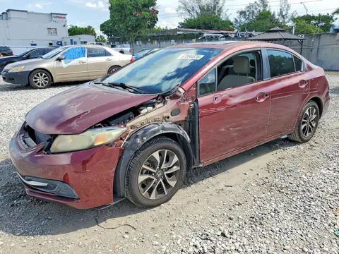 2HGFB2F87DH530787 — 2013 Honda Civic, Передняя часть (Front End), фото до ремонта