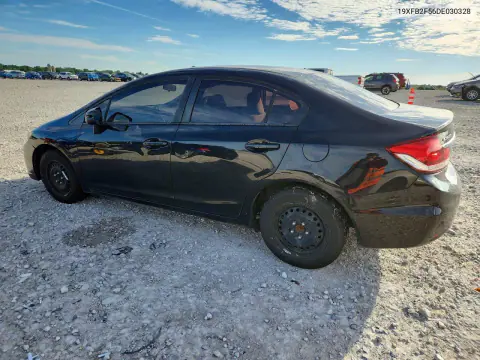 2013 Honda Civic Lx VIN 19XFB2F56DE030328 фото 2