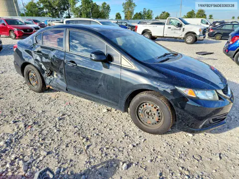 2013 Honda Civic Lx VIN 19XFB2F56DE030328 фото 4