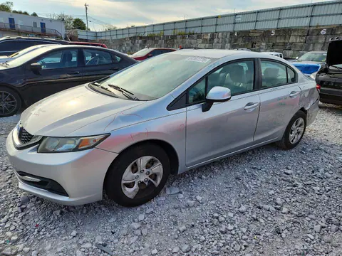 19XFB2F56DE289496 — 2013 Honda Civic, Передняя часть (Front End), фото до ремонта