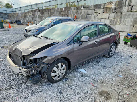 2HGFB2F50DH602919 — 2013 Honda Civic, Передняя часть (Front End), фото до ремонта
