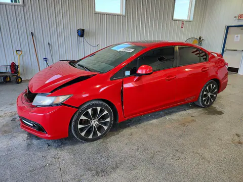 2HGFB6E53DH708662 — 2013 Honda Civic, Передняя часть (Front End), фото до ремонта