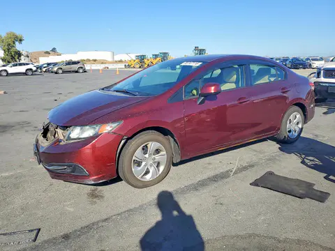 19XFB2F57DE241599 — 2013 Honda Civic, Передняя часть (Front End), фото до ремонта
