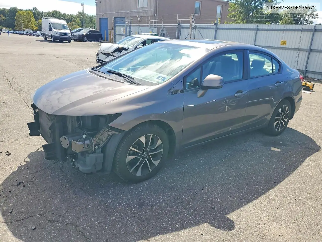 2013 Honda Civic Ex VIN 19XFB2F87DE236672 фото 1