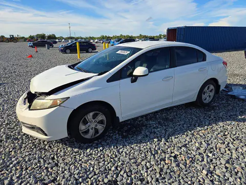 19XFB2F55DE040266 — 2013 Honda Civic, Передняя часть (Front End), фото до ремонта
