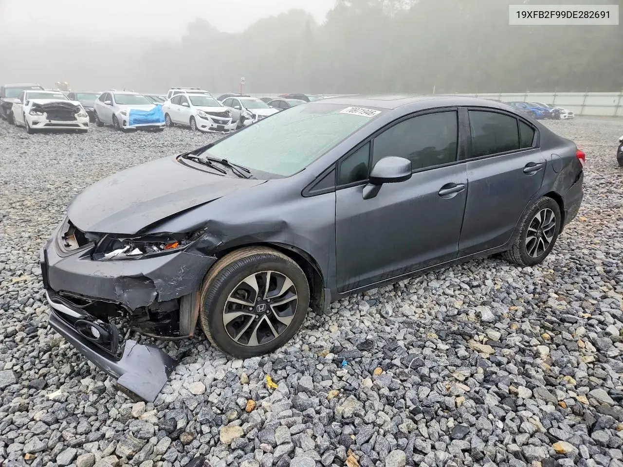 2013 Honda Civic Exl VIN 19XFB2F99DE282691 фото 1