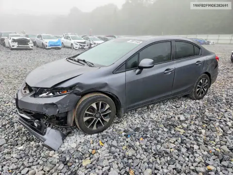 2013 Honda Civic Exl VIN 19XFB2F99DE282691 фото 1
