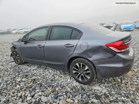 2013 Honda Civic Exl VIN 19XFB2F99DE282691 фото 2