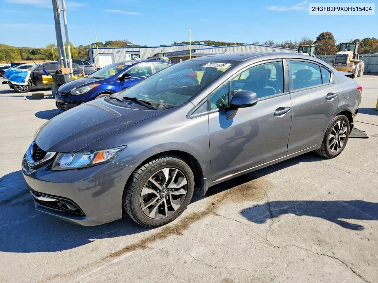 2013 Honda Civic Exl VIN 2HGFB2F9XDH515404 фото 1