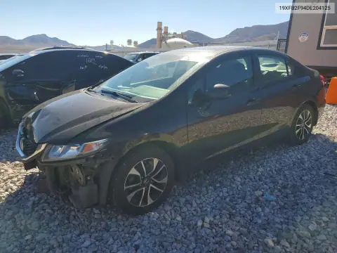 19XFB2F94DE204125 — 2013 Honda Civic, Передняя часть, фото до ремонта
