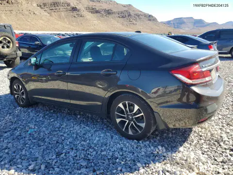 2013 Honda Civic Exl VIN 19XFB2F94DE204125 фото 2