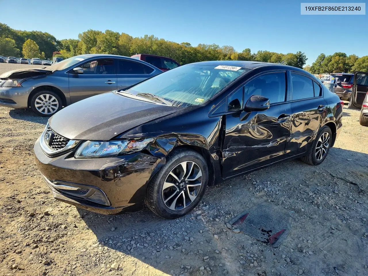 2013 Honda Civic Ex VIN 19XFB2F86DE213240 фото 1
