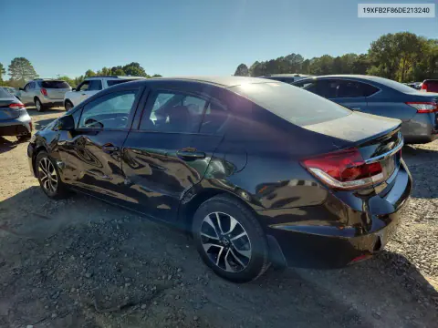 2013 Honda Civic Ex VIN 19XFB2F86DE213240 фото 2