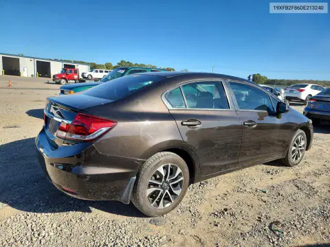 2013 Honda Civic Ex VIN 19XFB2F86DE213240 фото 3