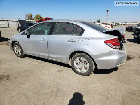 2013 Honda Civic Lx VIN 19XFB2F5XDE206054 фото 2