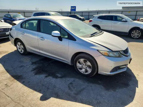 2013 Honda Civic Lx VIN 19XFB2F5XDE206054 фото 4