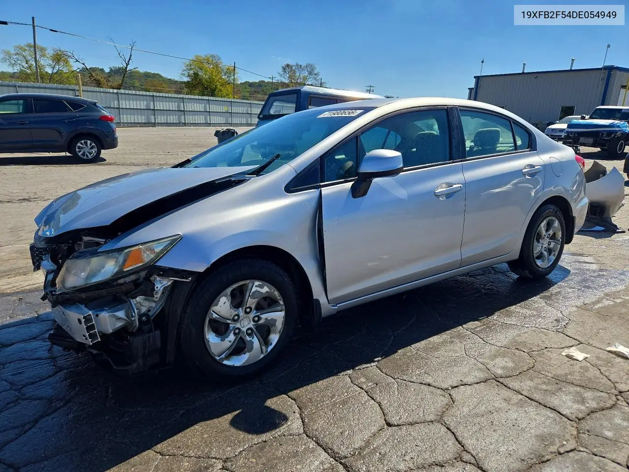2013 Honda Civic Lx VIN 19XFB2F54DE054949 фото 1