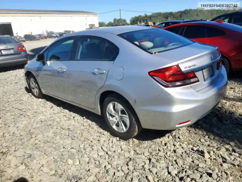 2013 Honda Civic Lx VIN 19XFB2F54DE282742 фото 2
