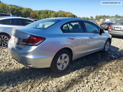 2013 Honda Civic Lx VIN 19XFB2F54DE282742 фото 3