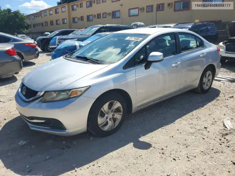 19XFB2F51DE054777 — 2013 Honda Civic, Сторона, фото до ремонта