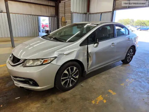 19XFB2F99DE033887 — 2013 Honda Civic, Сторона, фото до ремонта